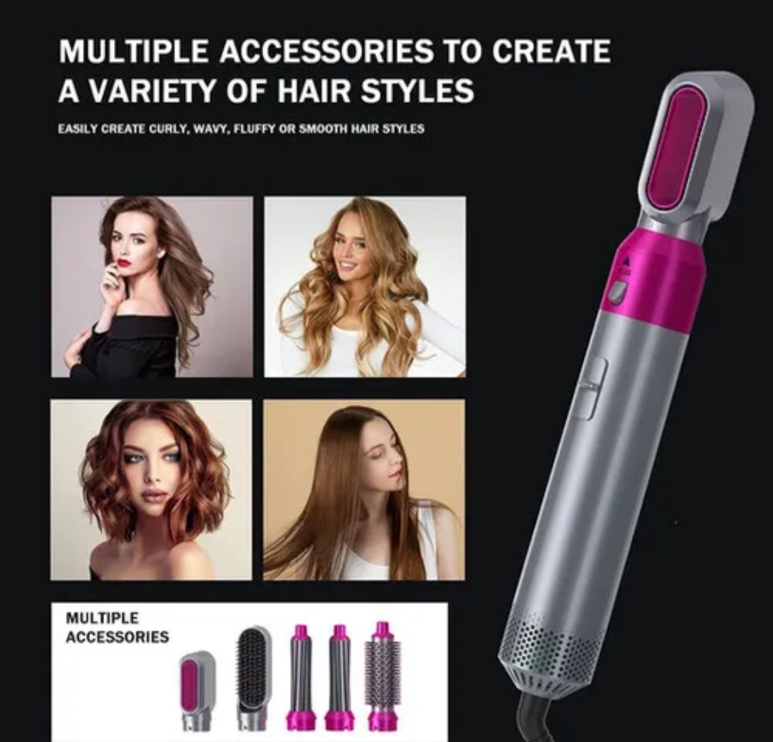 Professional Hair Dryer Brush 5 in 1 Airstyler