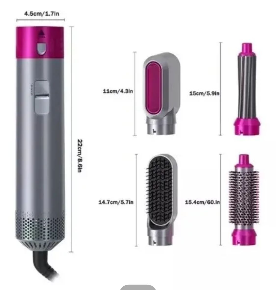 Professional Hair Dryer Brush 5 in 1 Airstyler