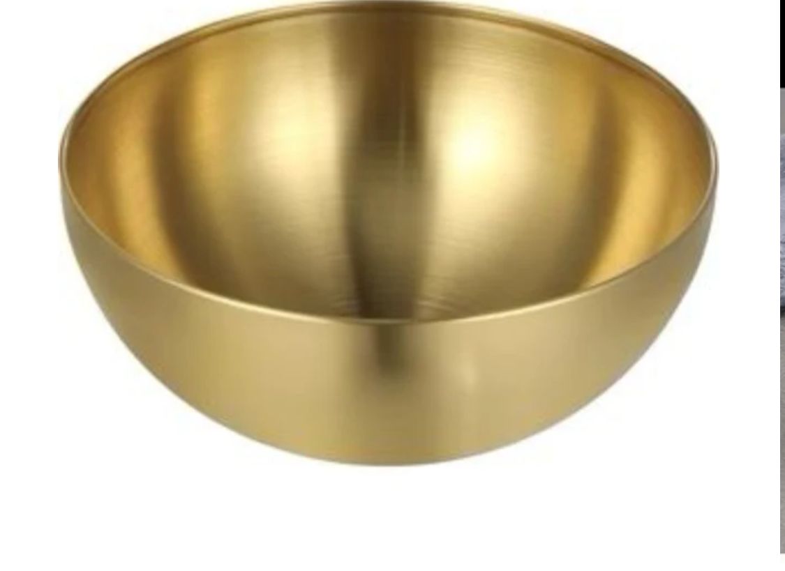 Golden bowl