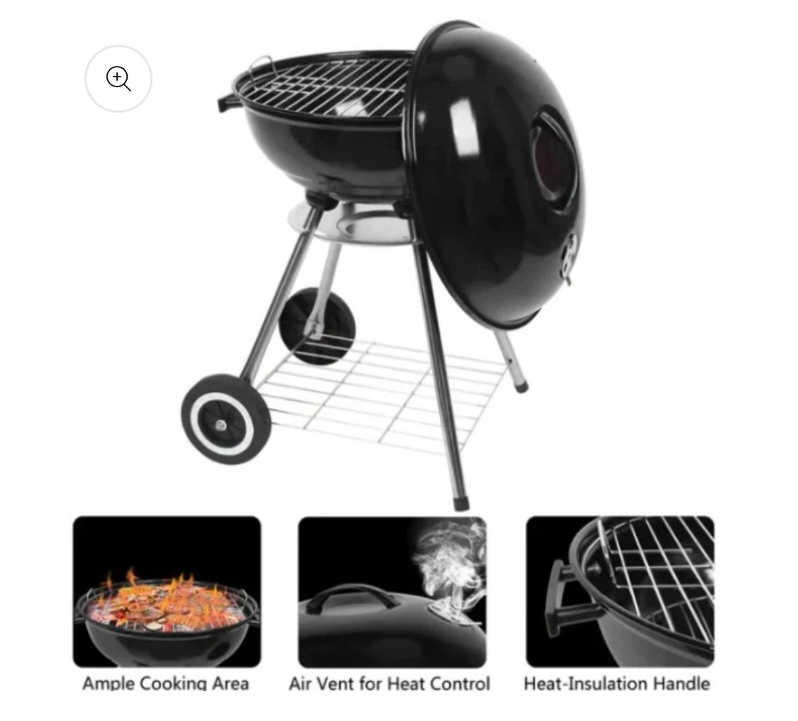 Apple charcoal stove BBQ grill