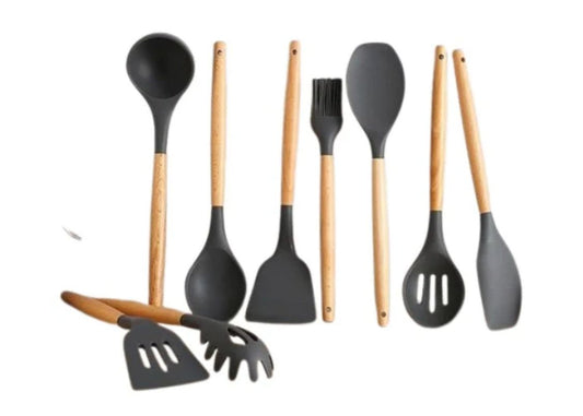 12 piece silicon spoon set