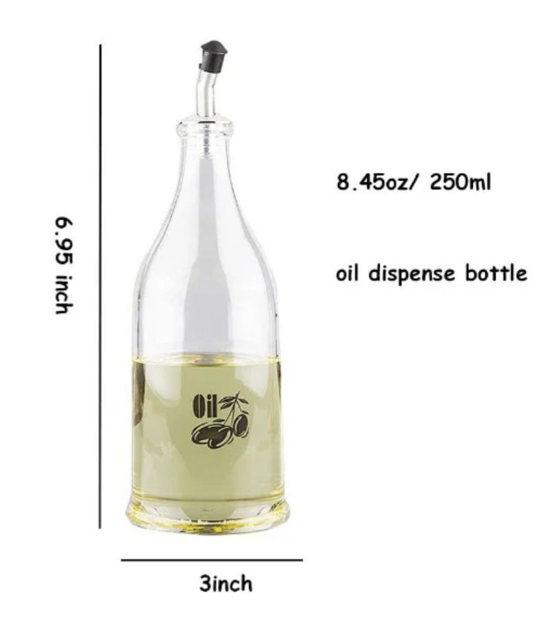 Acrylic oil bottle